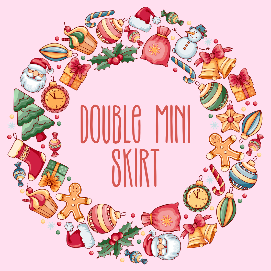 Double Mini Skirt