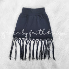 Load image into Gallery viewer, Fringed Pencil Skirt
